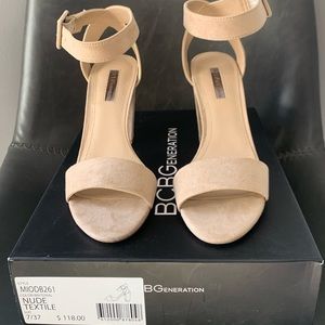 Nude Open Toe Sandals